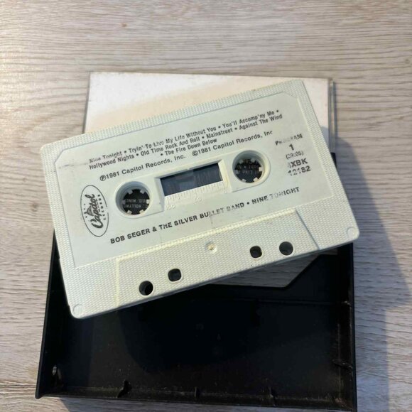 Vintage Bob Seger & The Silver Bullet Band, Nine Tonight Cassette Tape - Picture 5 of 6